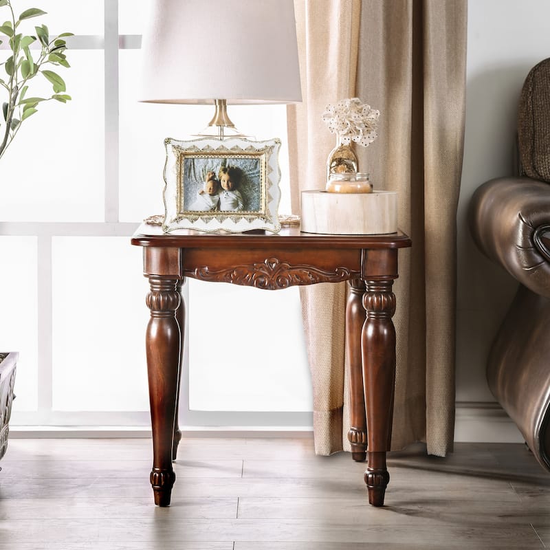 Rity Traditional Cherry 48-inch Wood 3-Piece Accent Table Set by Furniture of America