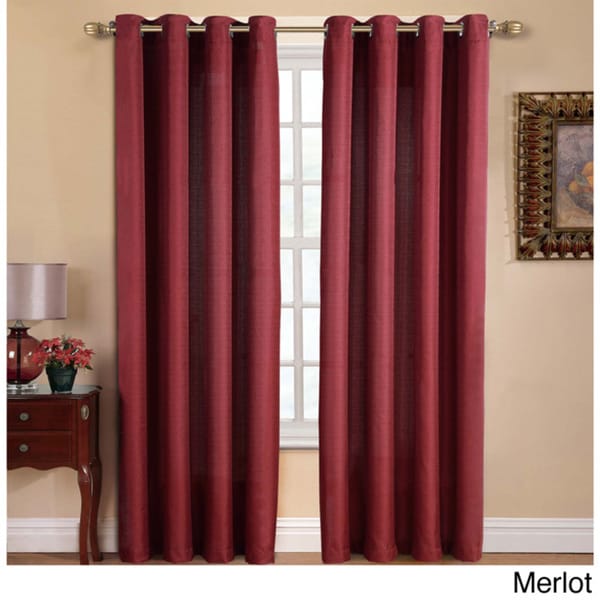 Shop VCNY Manchester Grommet 84-inch Curtain Panel - 54 x 84 - Free ...