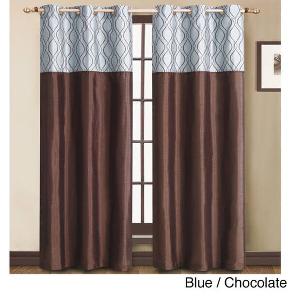 Shop Martini Modern 84 Inch Curtain Panel Pair 80 X 84 Free