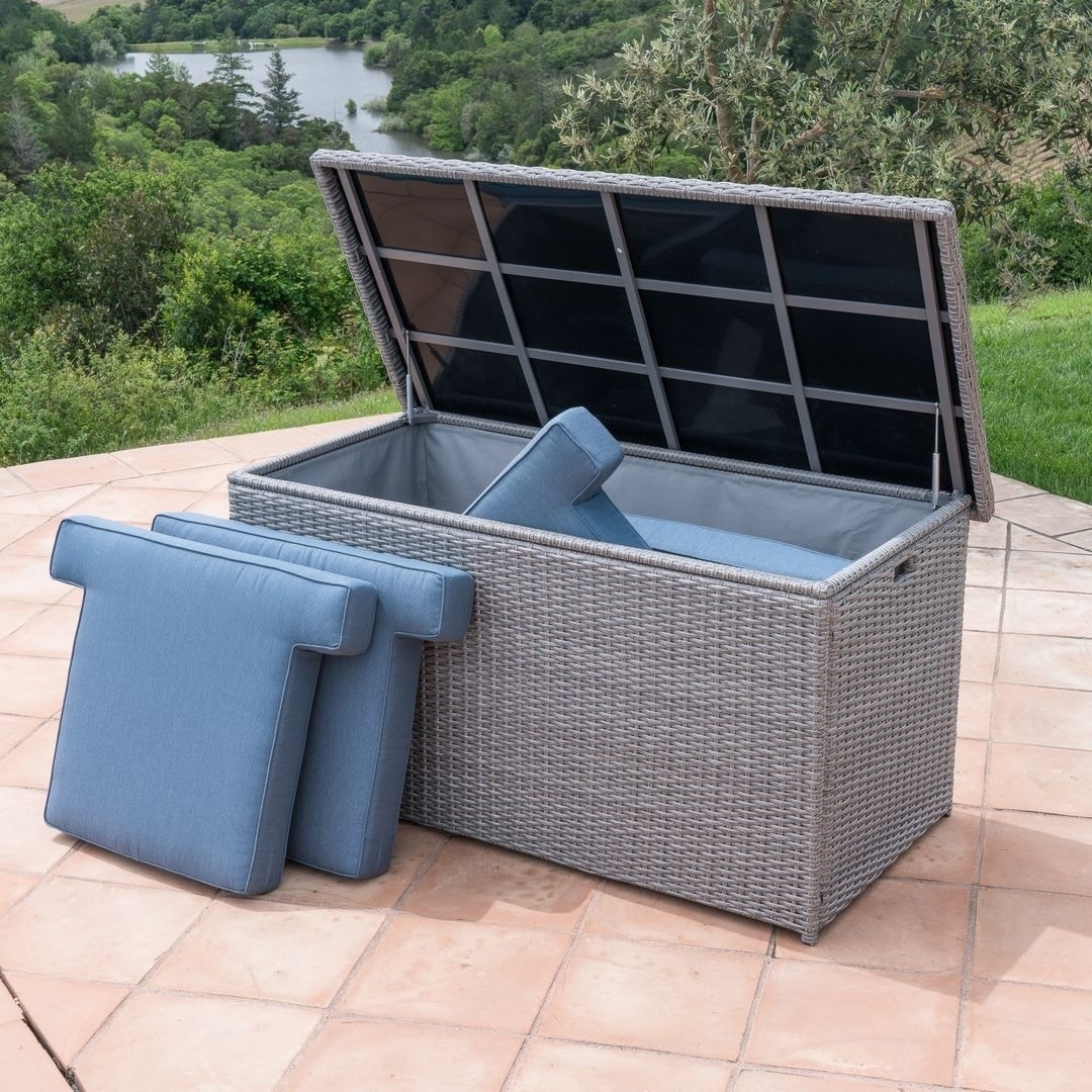 Outdoor Cushion Storage Seat Box