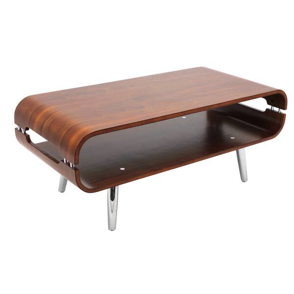 Vers Walnut Bent Wood Coffee Table Free Shipping Vers Walnut Bent Wood Coffee Table Free Shipping
