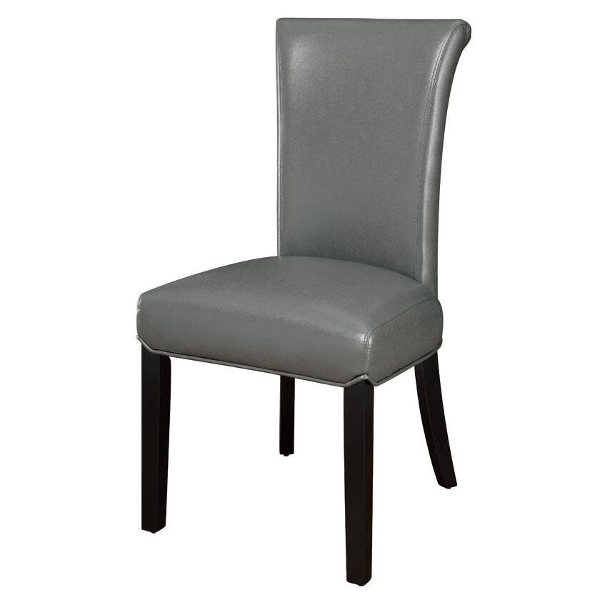 Set of 2 Dexter Bi-cast Leather Parson Chair
