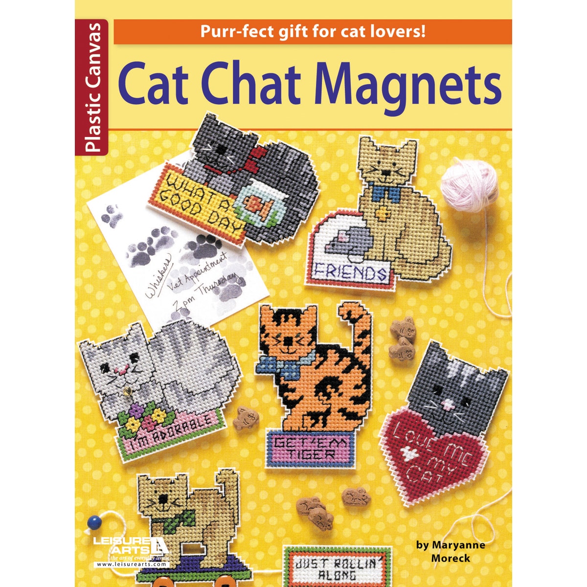 Leisure Arts cat Chat Magnets