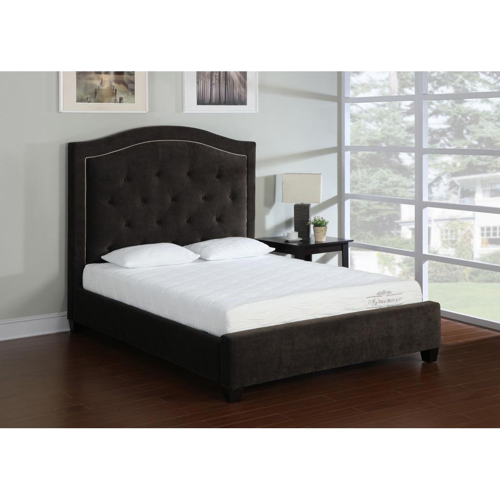 Storm Wood Slat California King size Platform Bed