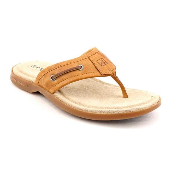 sperry leather sandals