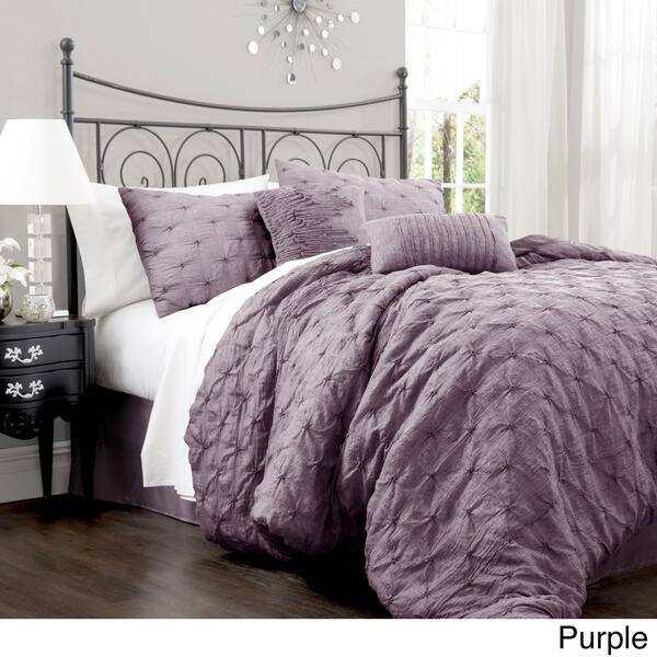Shop Lush Decor Lake Como 4 Piece Comforter Set Free Shipping