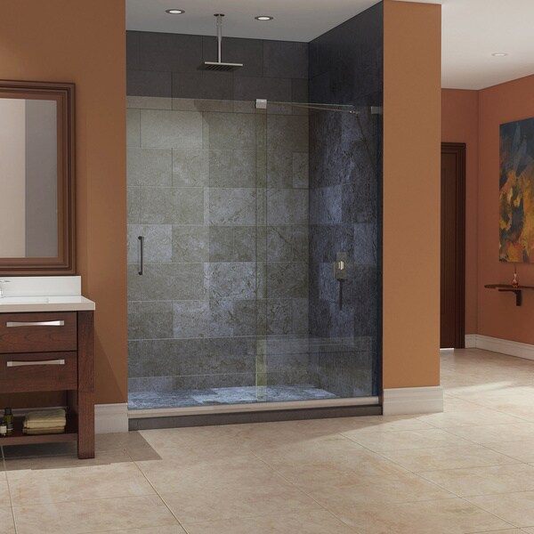 Shop DreamLine Mirage Frameless Sliding Shower Door and SlimLine 32 in