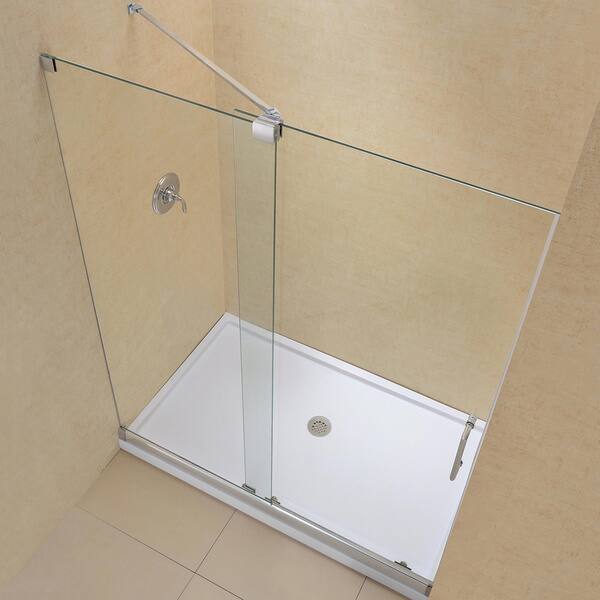 Shop Dreamline Mirage Frameless Sliding Shower Door And Slimline