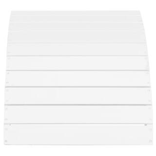 Safavieh Outdoor Living Mopani White Acacia Wood Adirondack Ottoman