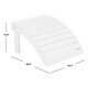 Safavieh Outdoor Living Mopani White Acacia Wood Adirondack Ottoman - Thumbnail 4