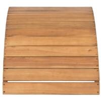 Safavieh Outdoor Living Mopani Natural Acacia Wood Adirondack Ottoman