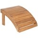 Safavieh Outdoor Living Mopani Natural Acacia Wood Adirondack Ottoman - Thumbnail 3