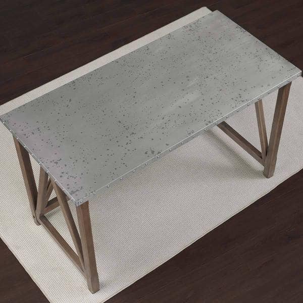 Shop Carbon Loft Zinc Top Bridge Desk Free Shipping Today