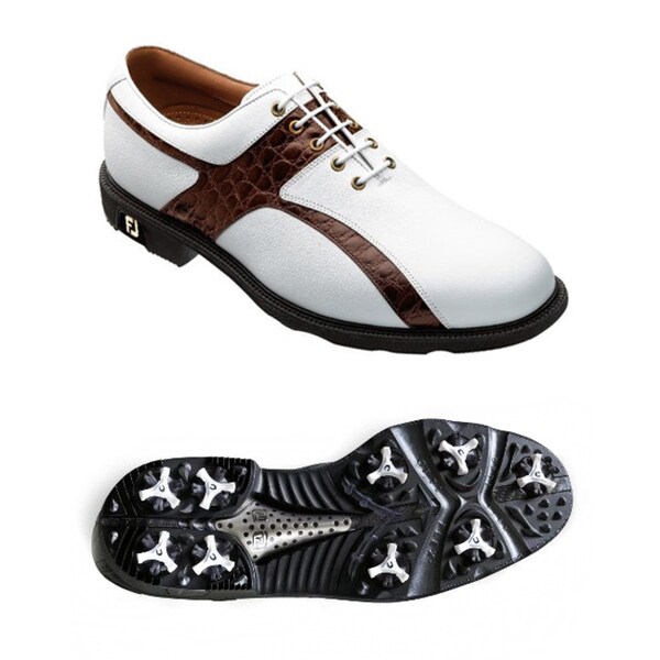 footjoy icon white golf shoes