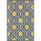 preview thumbnail 11 of 15, Hand-tufted Logan Grey/ Gold Wool Rug