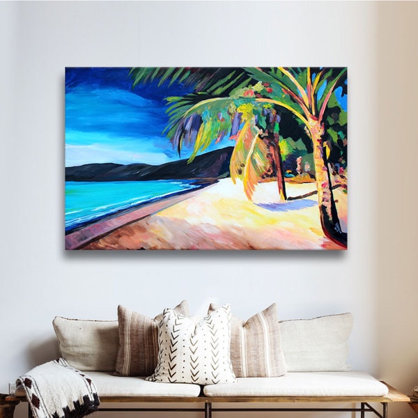 Markus Bleichner 'Magen's Bay St.Thomas Virgin Islands' Gallery Wrapped Canvas