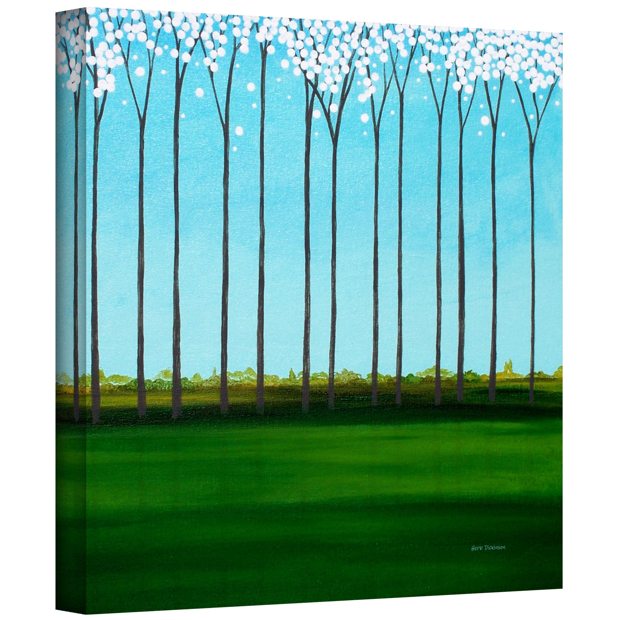 Hanging Vines by Herb Dickinson Gallery Wrapped Canvas - 24x24