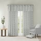 preview thumbnail 37 of 40, Madison Park Ella Window Curtain Panel 42 x 84 - Grey