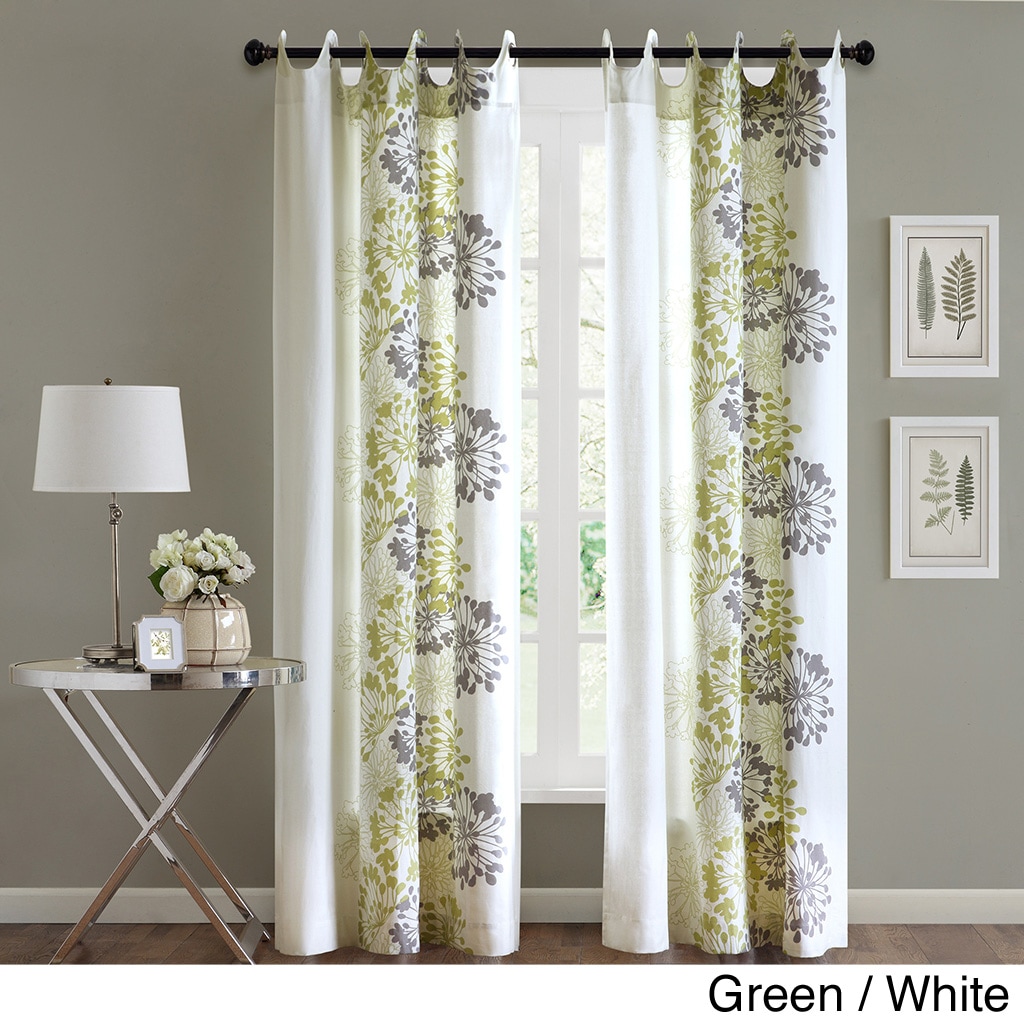 Madison Park Adria Cotton 84 inch Curtain Panel