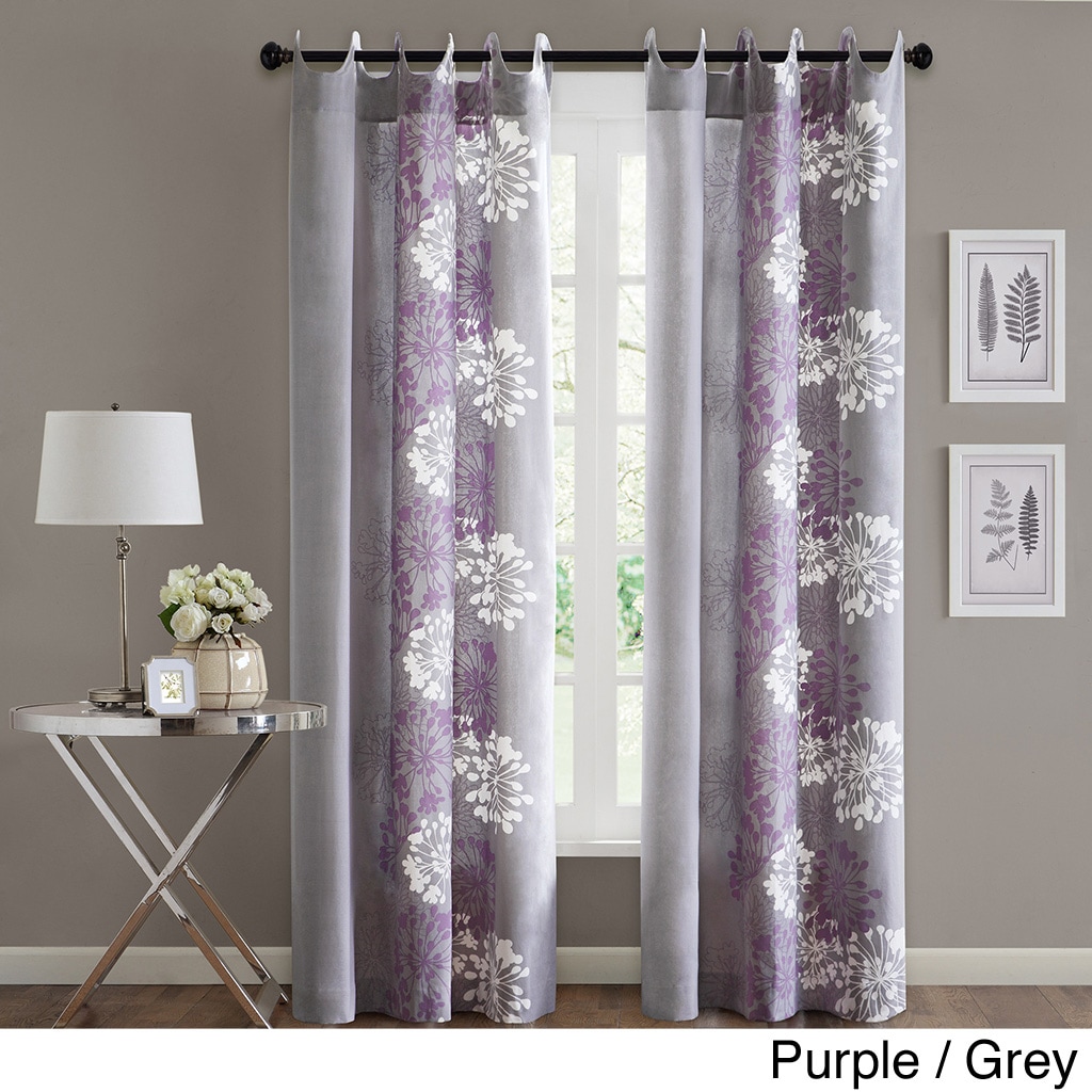 Madison Park Adria Cotton 84 inch Curtain Panel