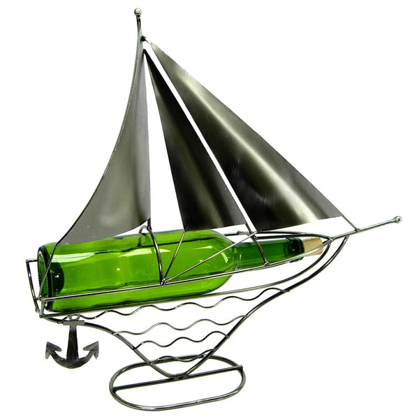 Wine Bottle Holder Sailboat Caddy Free Shipping Today Wine Bottle Holder Sailboat Caddy
