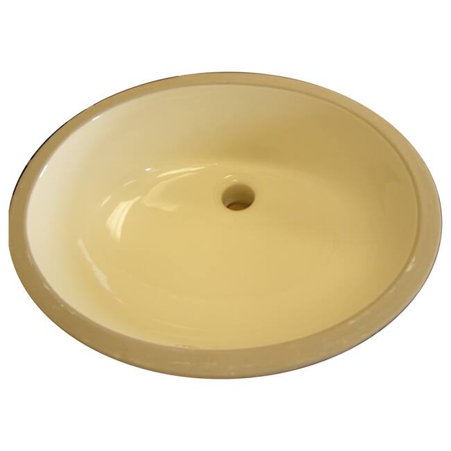 Fine Fixtures Undermount Bone Ceramic Chinaware Sink