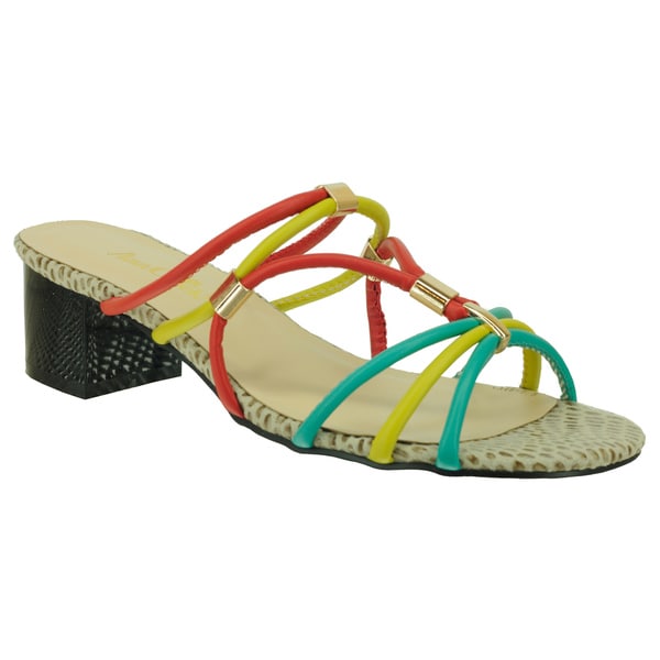 Ann Creek Women's 'Delray' Colorful Strappy Sandals Ann Creek Sandals