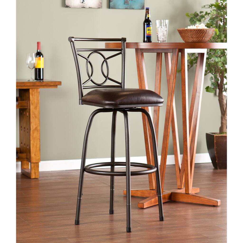 SEI Furniture Lyndon Adjustable Swivel Counter/ Bar Stool