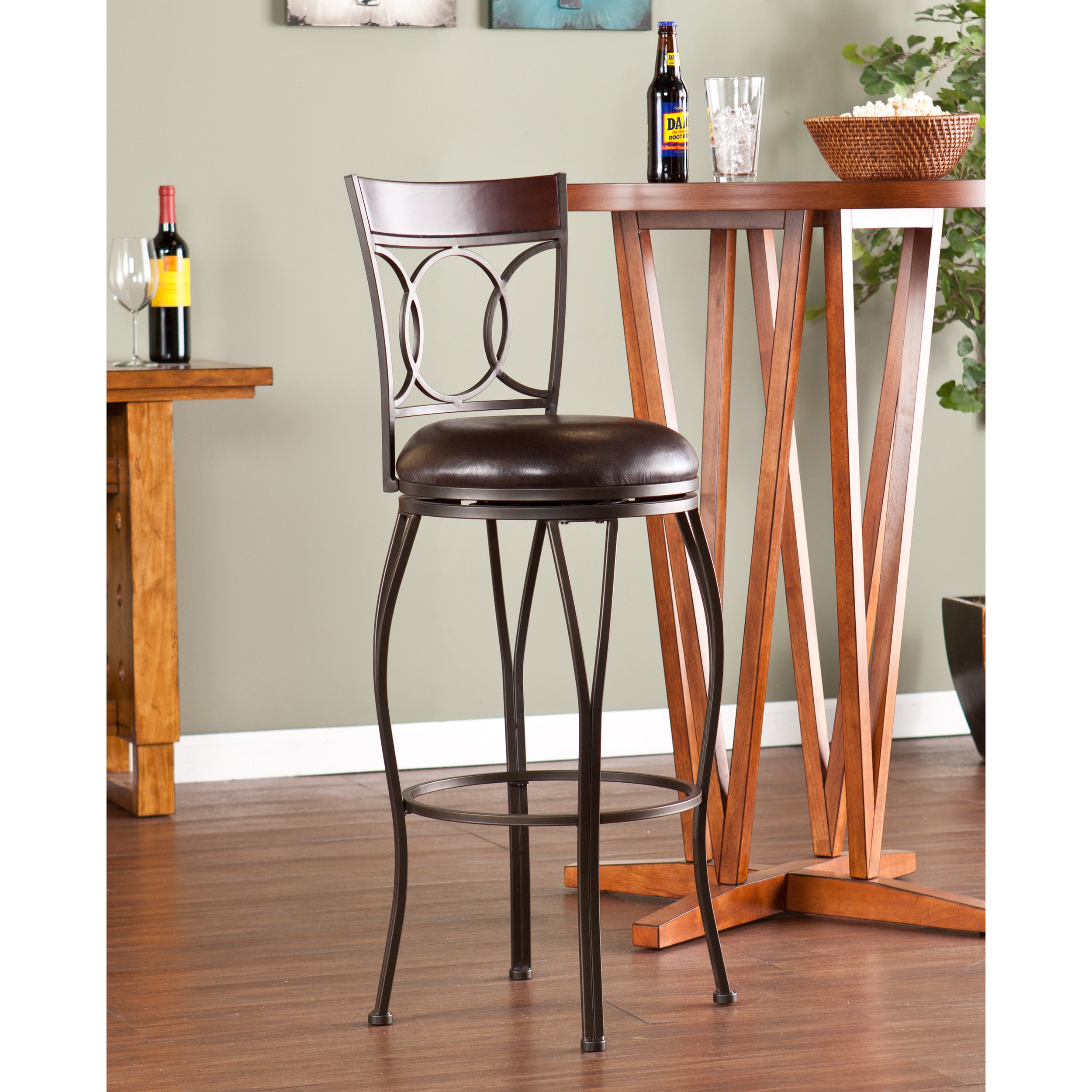 Upton Home Bancroft Swivel Bar Stool