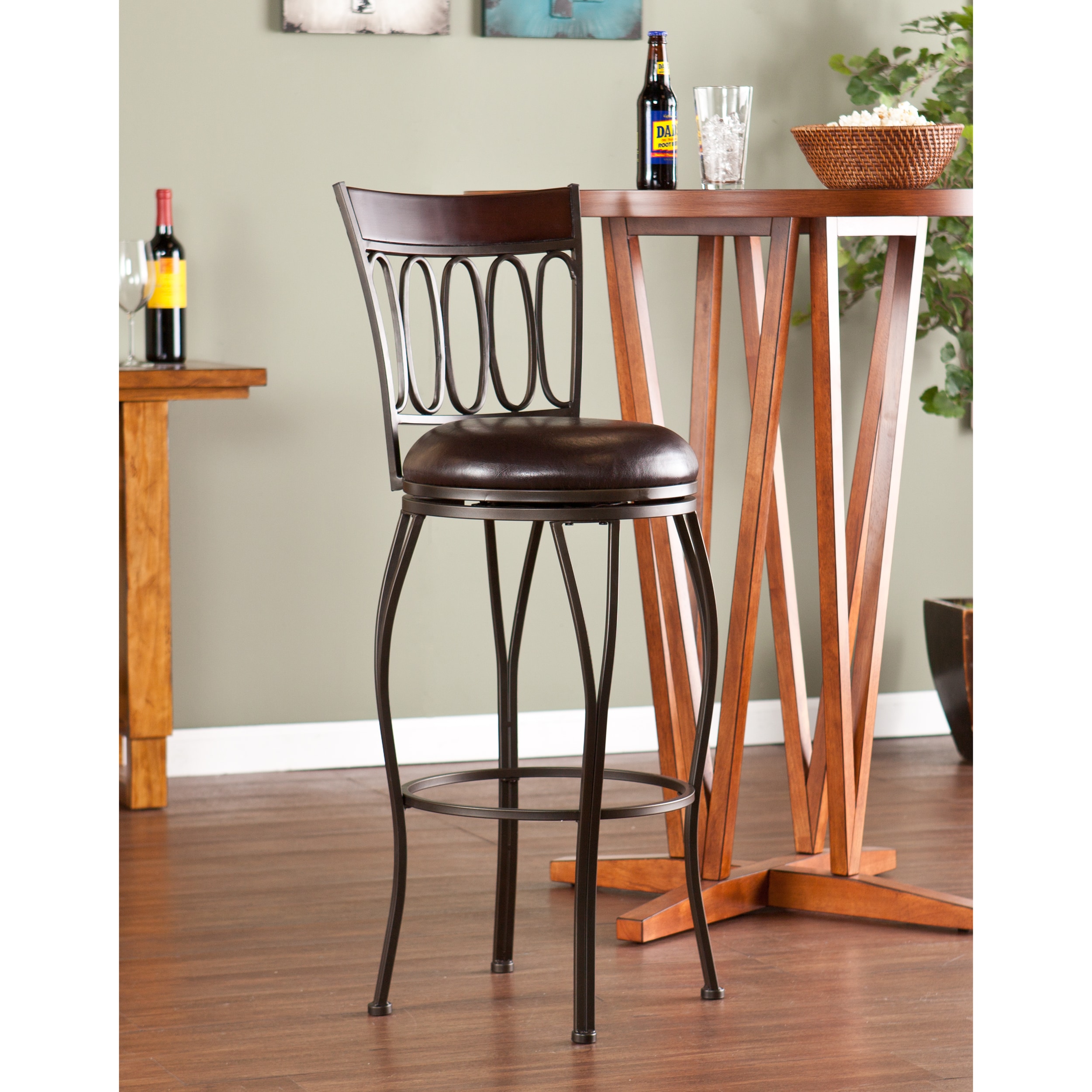 Upton Home Huxley Swivel Bar Stool