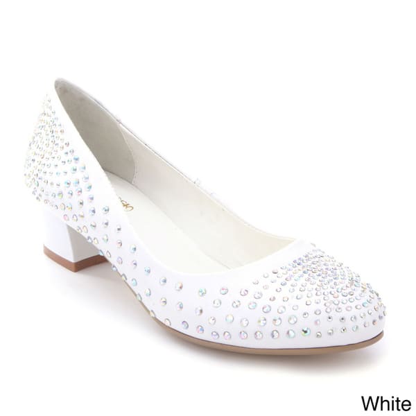 slide 1 of 5, Ann Creek Women's 'Garner' Studded Pumps