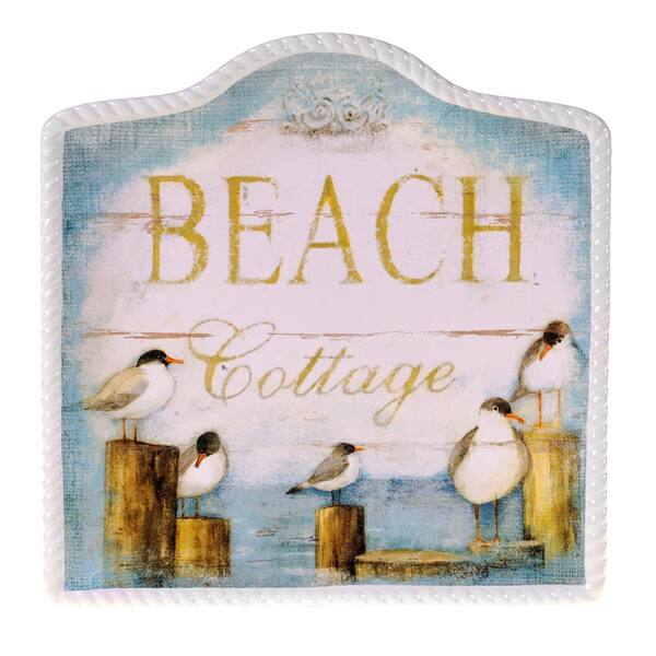 Certified International Beach Cottage Platter - Bed Bath & Beyond - 8134972