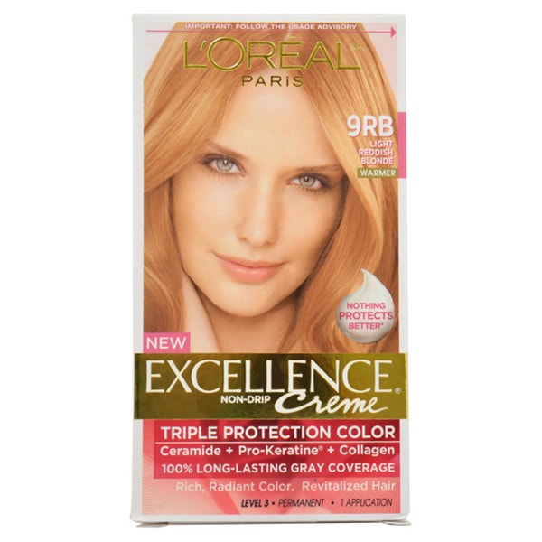 Shop L'Oreal Excellence Creme 'Light Reddish Blonde 9RB' Warmer Hair ...