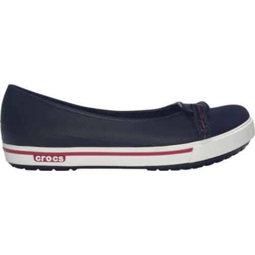 Women's Crocs Crocband? II.5 Flat Navy/Raspberry Crocs Slip ons