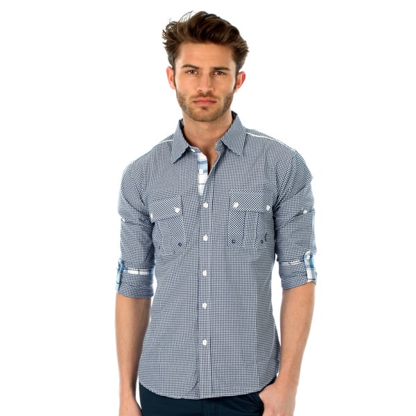 191 Unlimited Men's Slim Fit Woven Shirt 191 Unlimited Casual Shirts