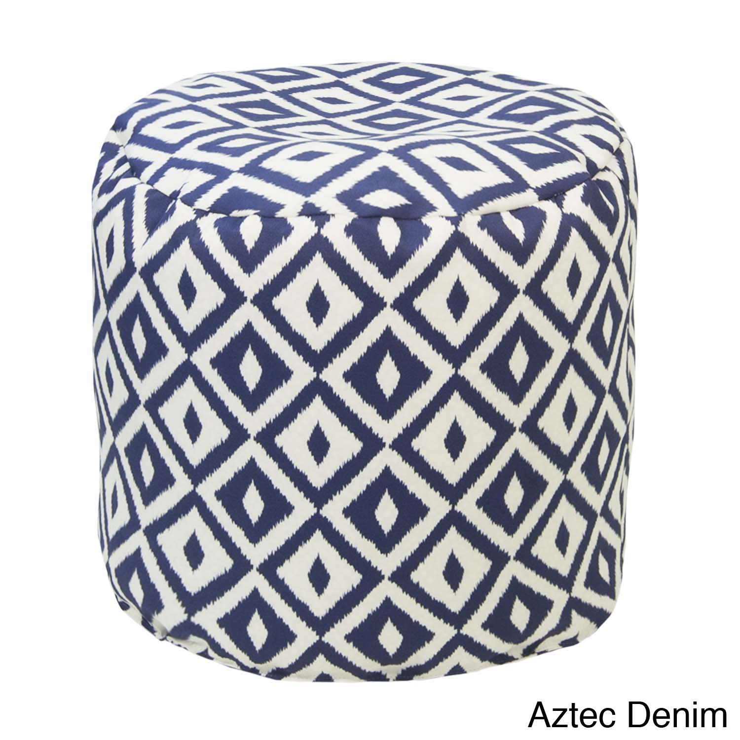 Outdoor/ Indoor Weather Resistant Bean Bag Ottoman