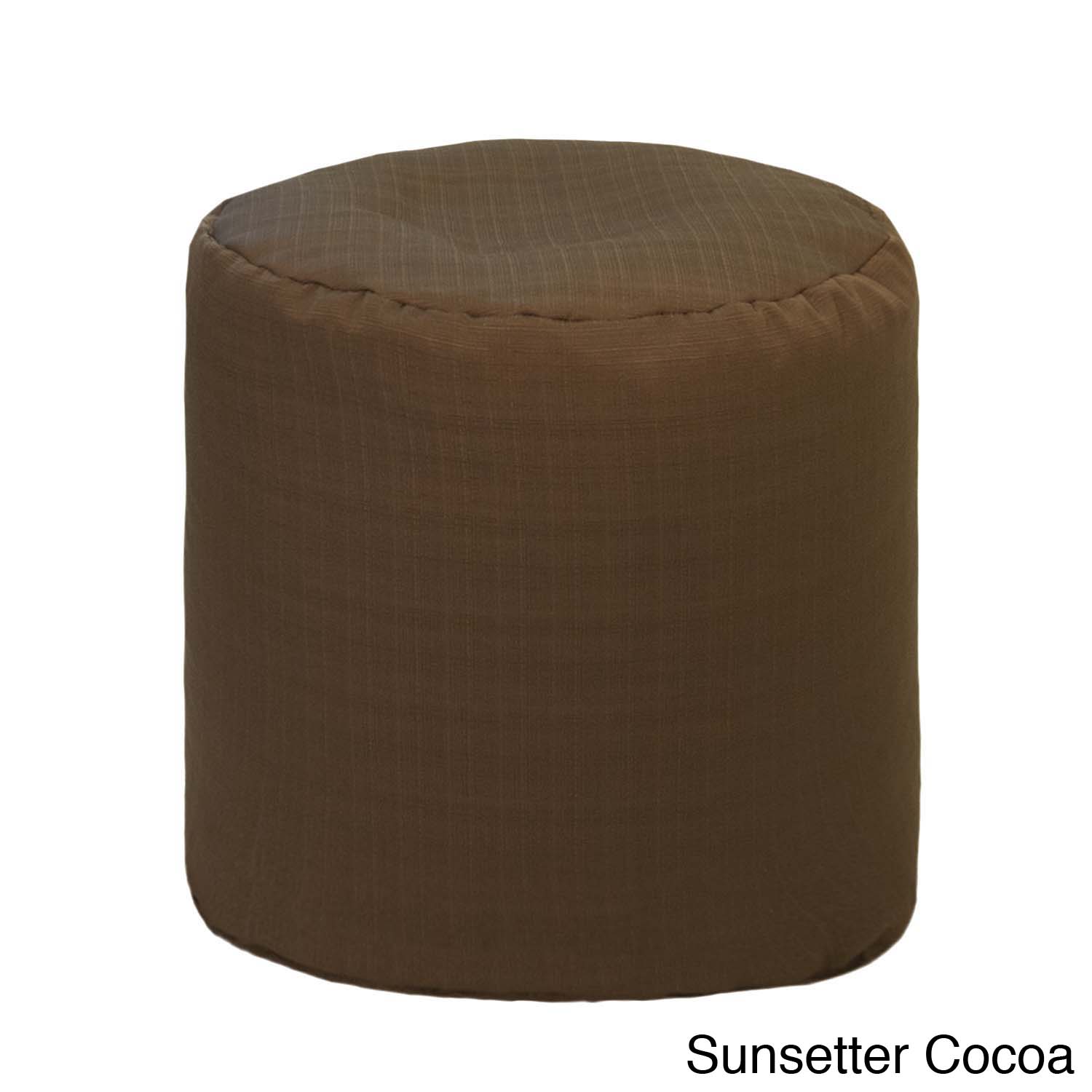 Outdoor/ Indoor Weather Resistant Bean Bag Ottoman