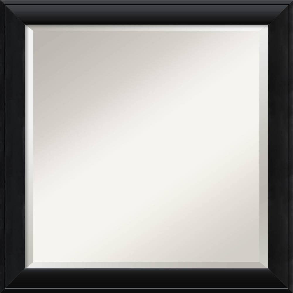 Nero Black Framed Square Mirror