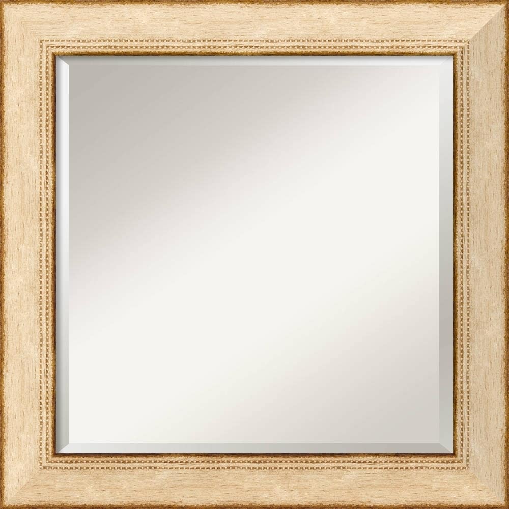 Highland Park Cream 25x25 inch Square Wall Mirror