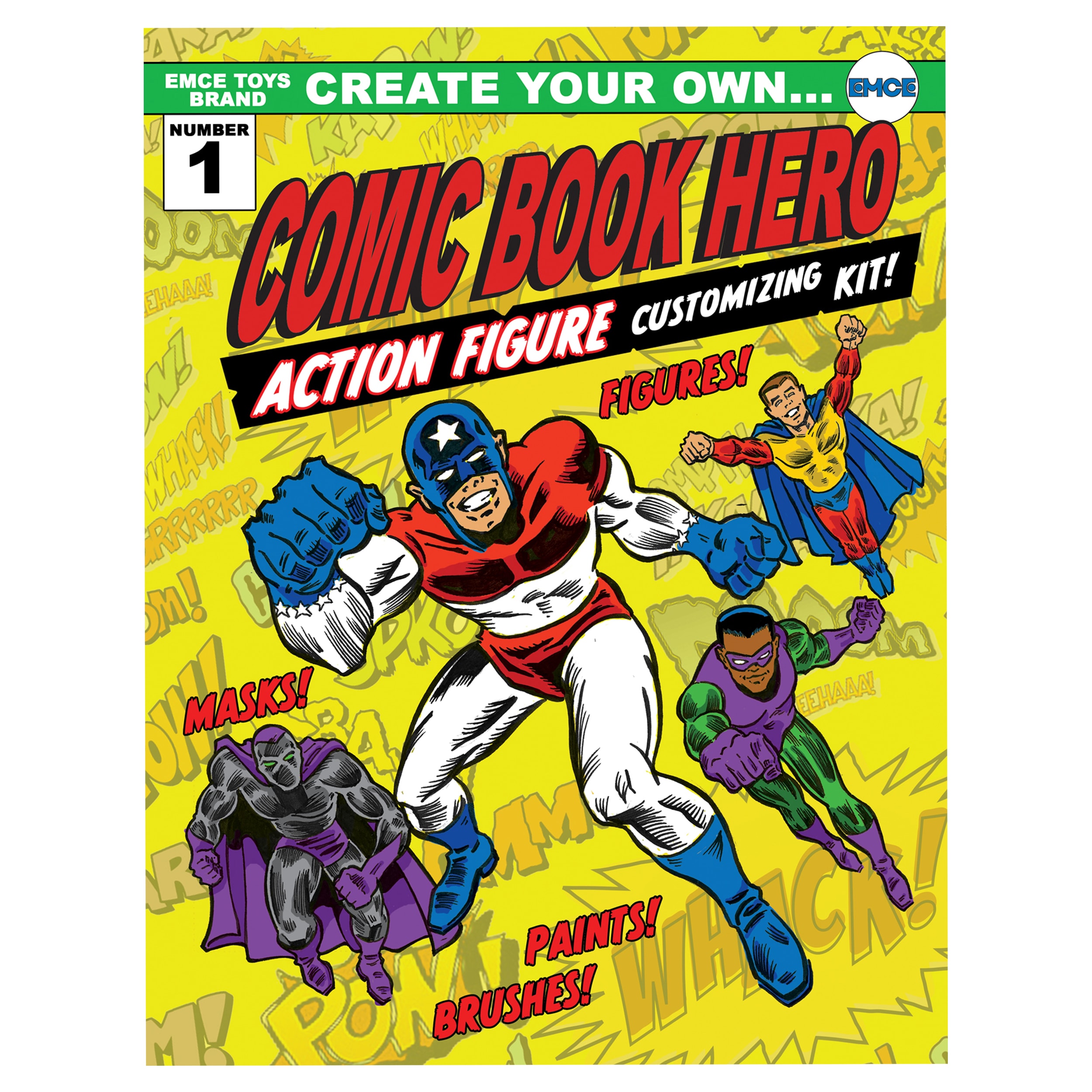 create your own superhero action figure