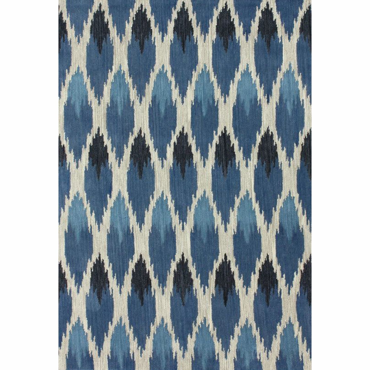 Nuloom Handmade Modern Trellis Blue Rug (3 X 5)