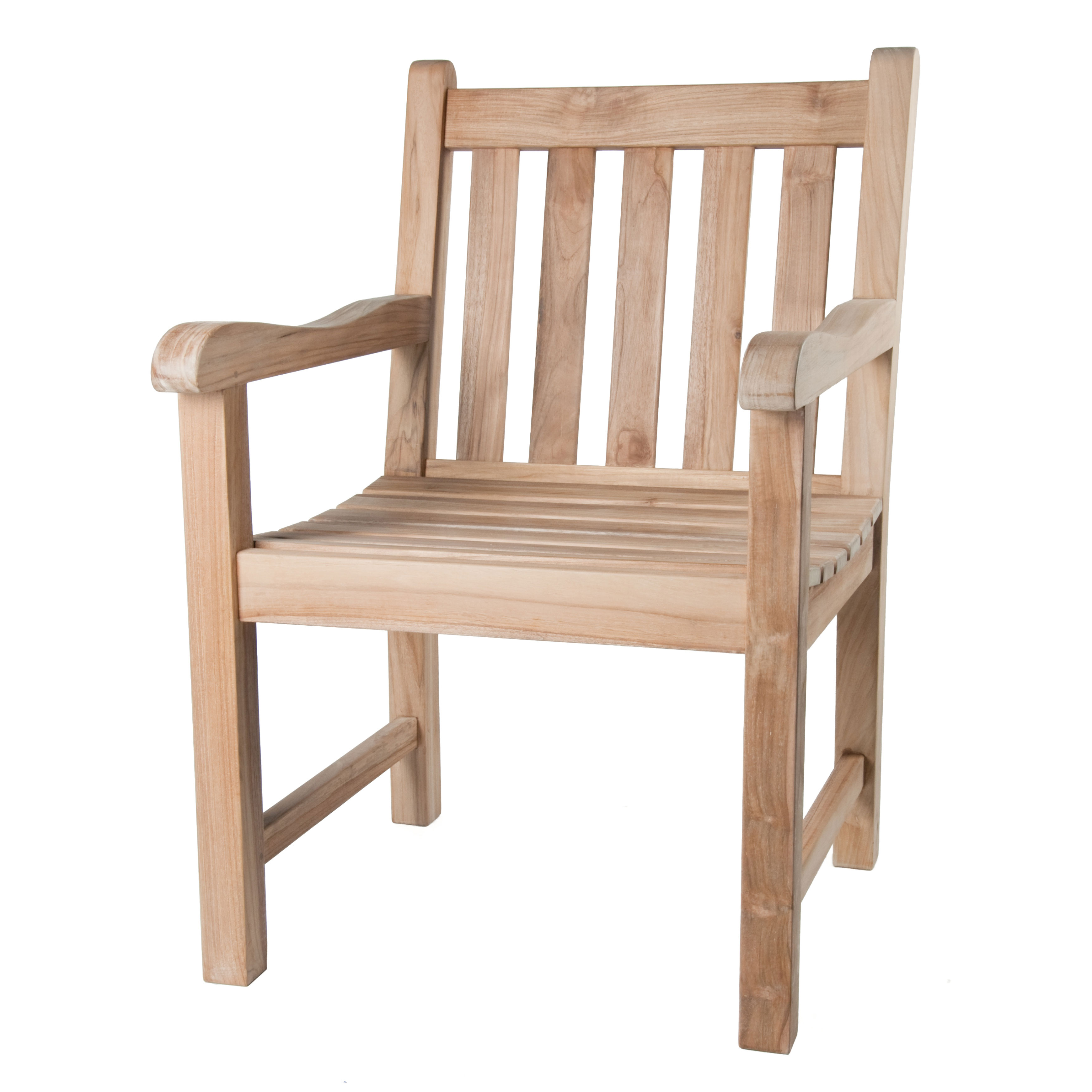 Solid Teak Garden Armchair