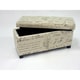 preview thumbnail 3 of 1, Sign Flat Top Storage Ottoman Bench