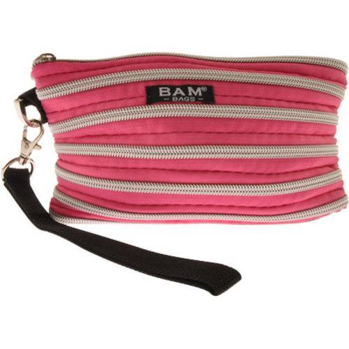 Women S Bam Bags Wristlet Make Up Bag Hot Pink Silver Free Women X27 S Bam Bags Wristlet Make Up Bag Hot Pink