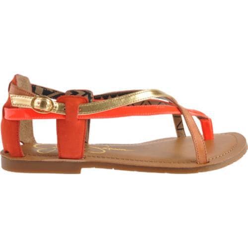 Womens Jessica Simpson Joan Laser Orange Patent