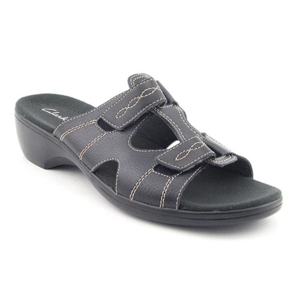 Clarks Women's 'Prairie Lily' Leather Sandals   Wide (Size 10 ) Clarks Sandals