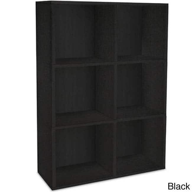 Tribeca Eco 3-Shelf Cubby Bookcase Storage Shelf by Way Basics LIFETIME GUARANTEE