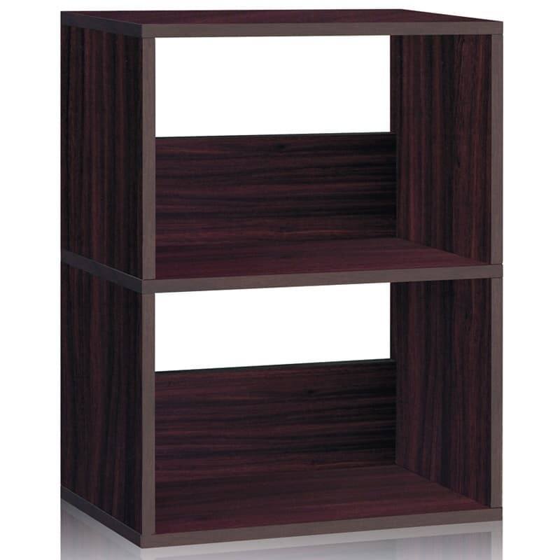 Dayton Eco 2-Shelf Bookcase and Storage Shelf by Way Basics LIFETIME GUARANTEE