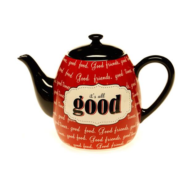 slide 1 of 1, Certified International Eat At Mom's Teapot