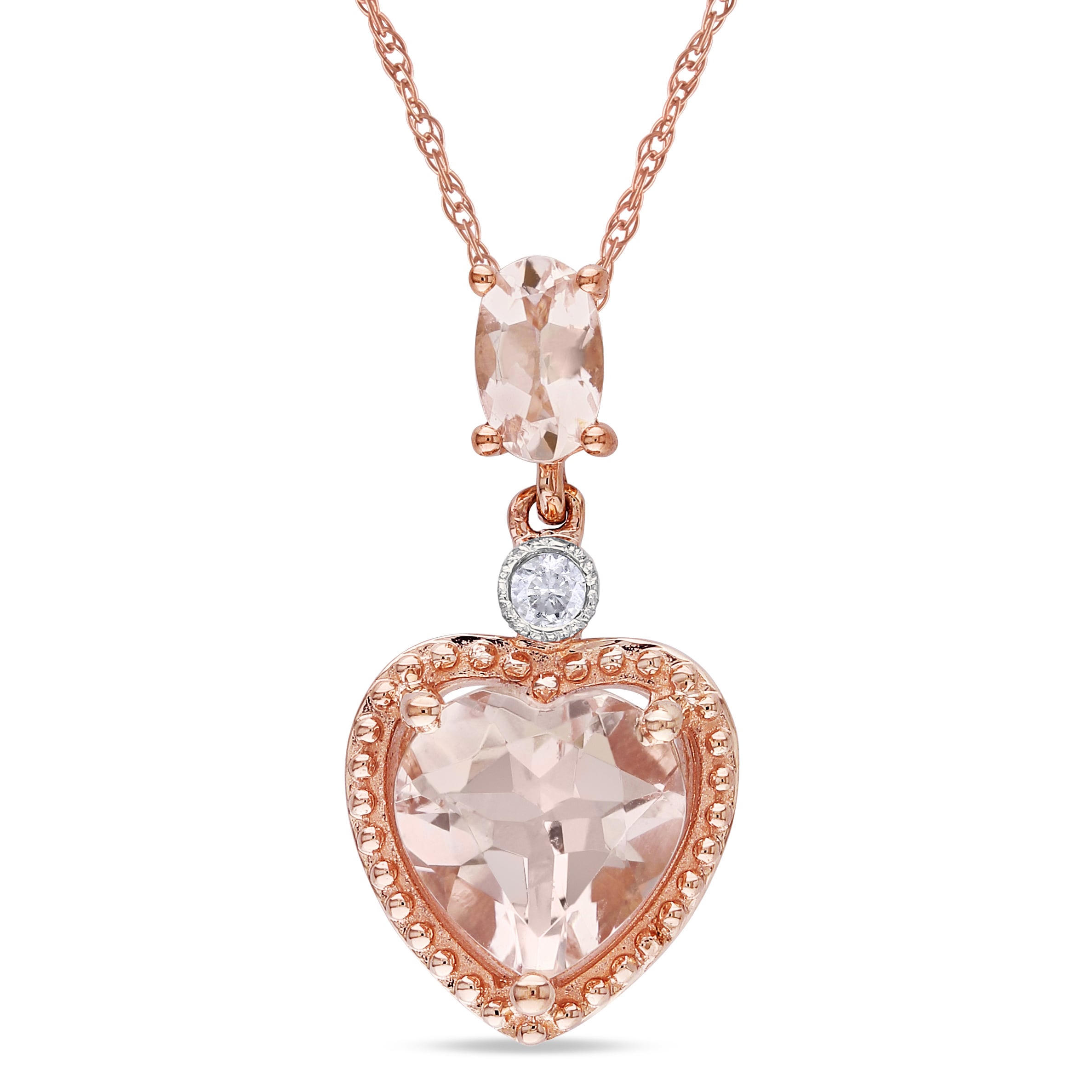 Morganite Necklaces - Overstock Shopping - The Best Prices Online